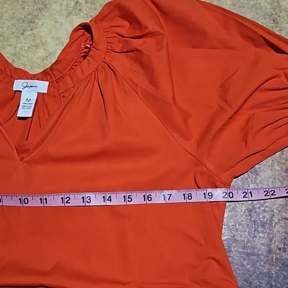 Japna | Orange Cotton Ruffled Mini Dress - Picture 5 of 6